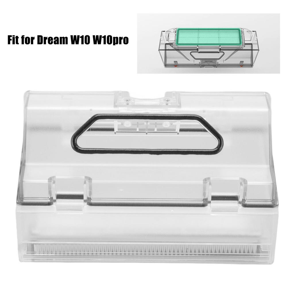 Robot Cleaner Dust Box Kit ABS Well Fitted Dust Box Replacment for Dreame W10 W10pro
