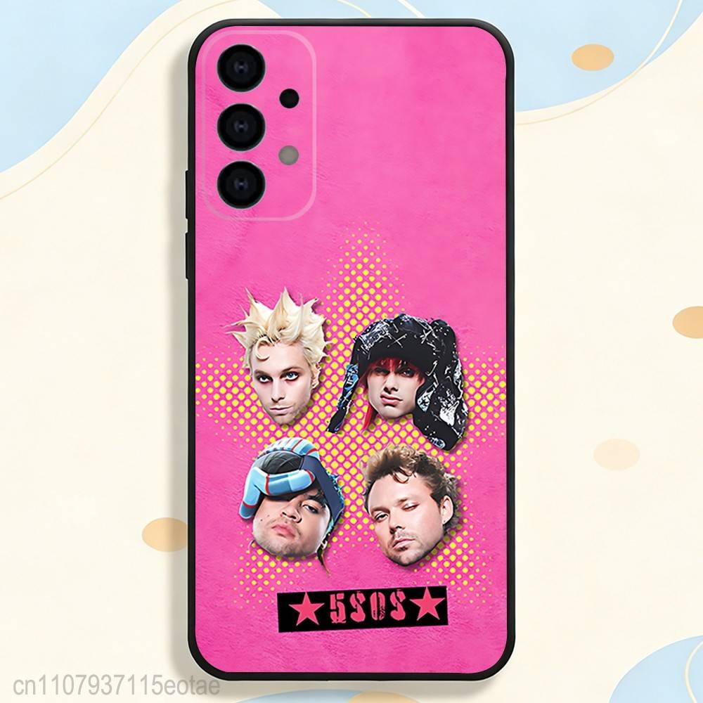 

5 S-Seconds of S-Summers 5SOS Phone Case For Samsung S25,S26,S24,S21,S22,S23,S30,Ultra,S20,Plus,Fe,Lite,5G Black Cover SamsungS25PLUS