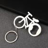 Multifunctional Bottle Opener Keyring Bike Shaped Bike Key Rings Bicycle Keychain  Father's Day