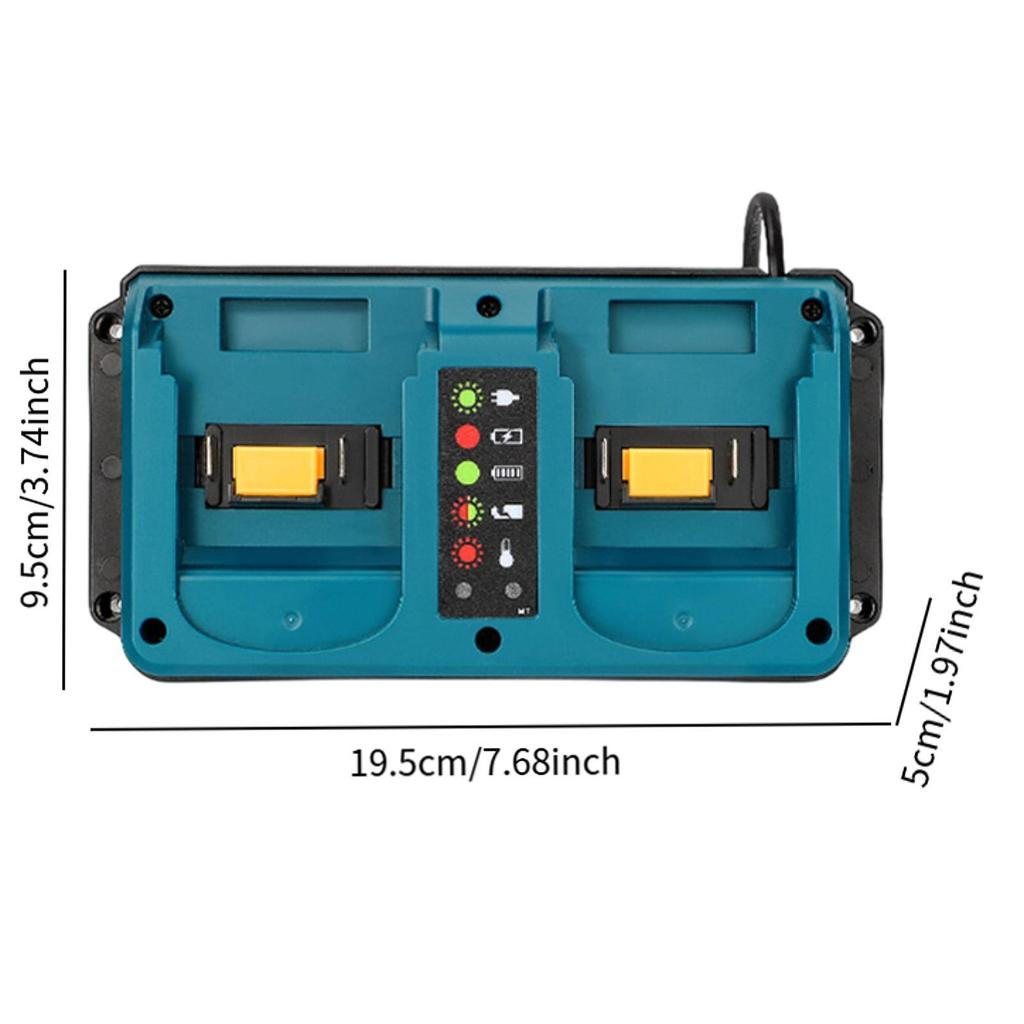 Power Tool for Makita 18V Li-ion Battery Replacement DC18RD Double Charger EU/US/UK/AU Plug