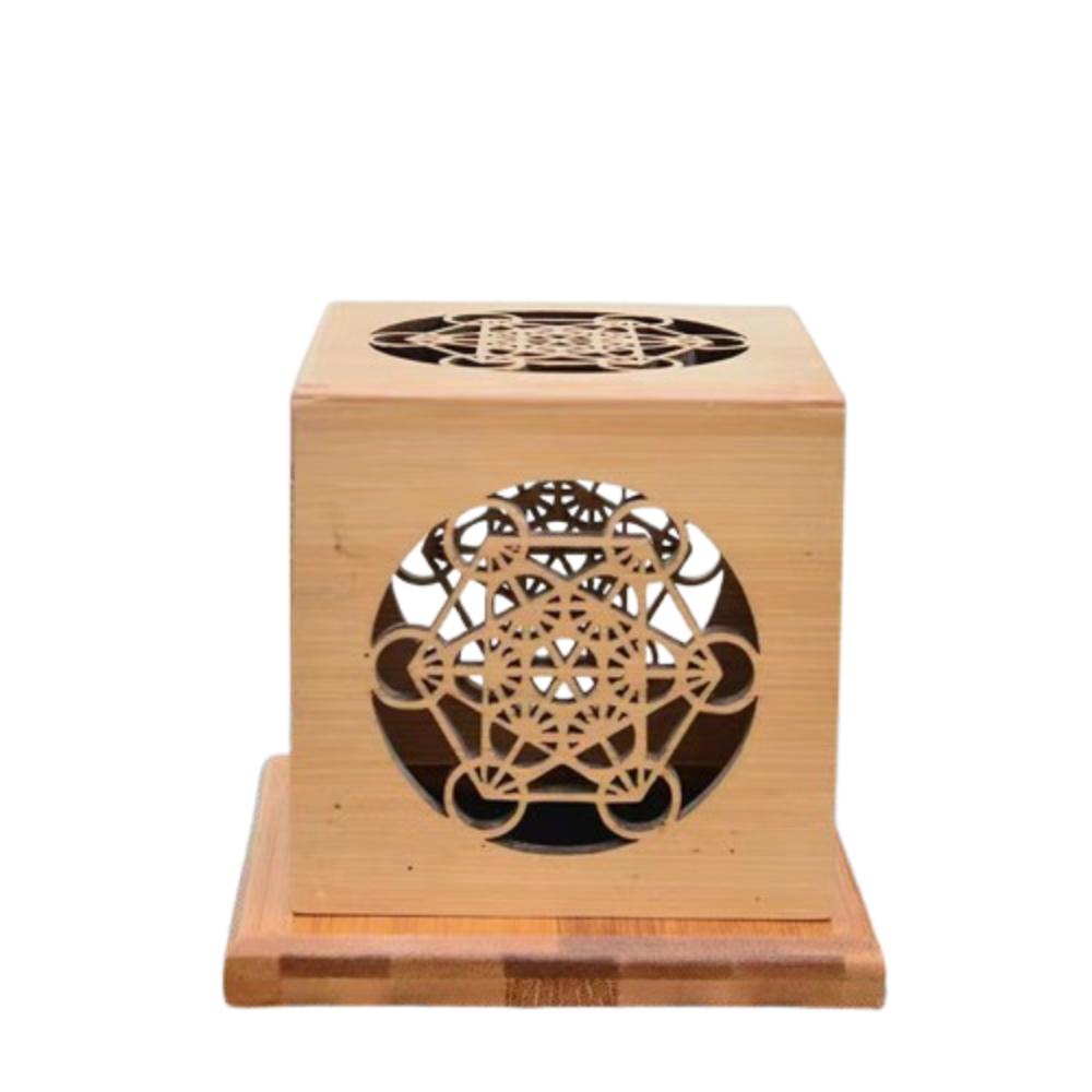 Anti-Scald Aromatherapy Box Bamboo Sage Incense Box Creative Mosquito Incense Rack  Yoga Room