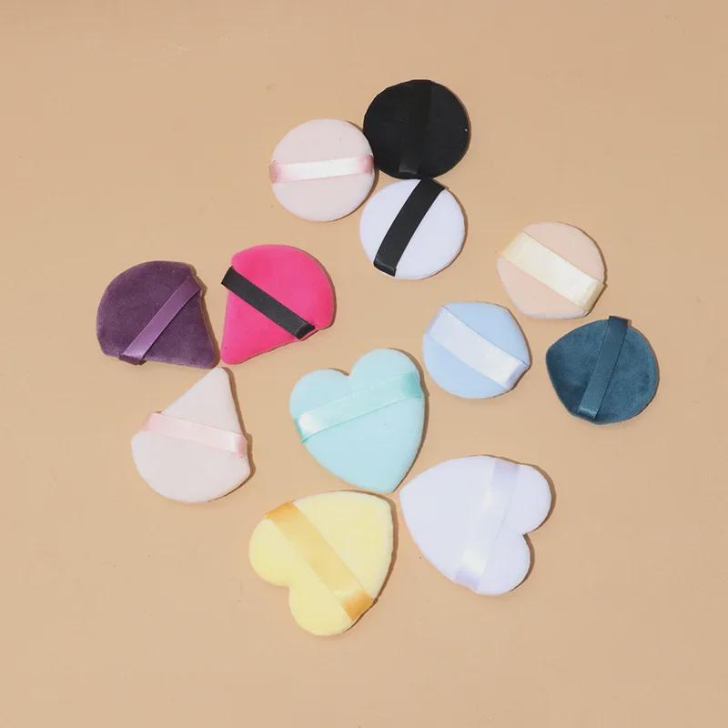Velvet Makeup Triangle Puff: Soft, Loose Powder Setting Tool
