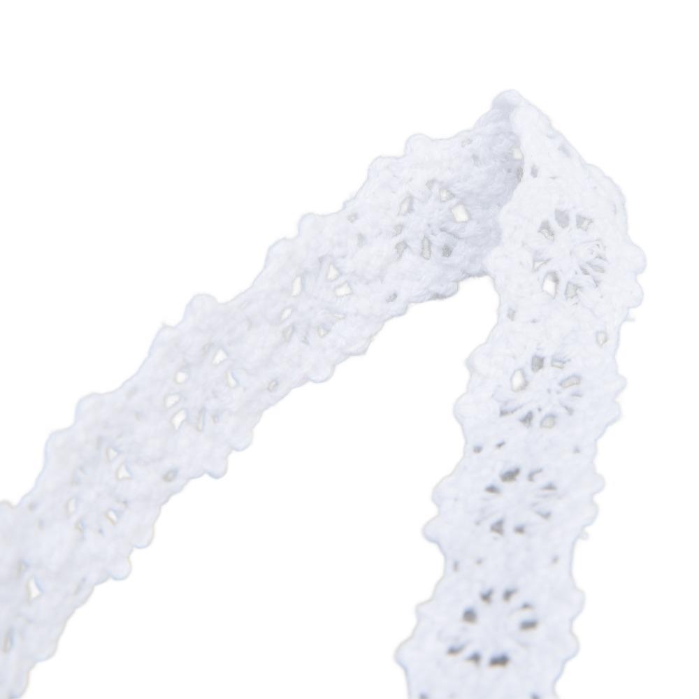 1PCS Wavy Edge Lace Ribbon Embroidery Pattern Eyelet Lace Cotton Lace Trim Sewing Projects