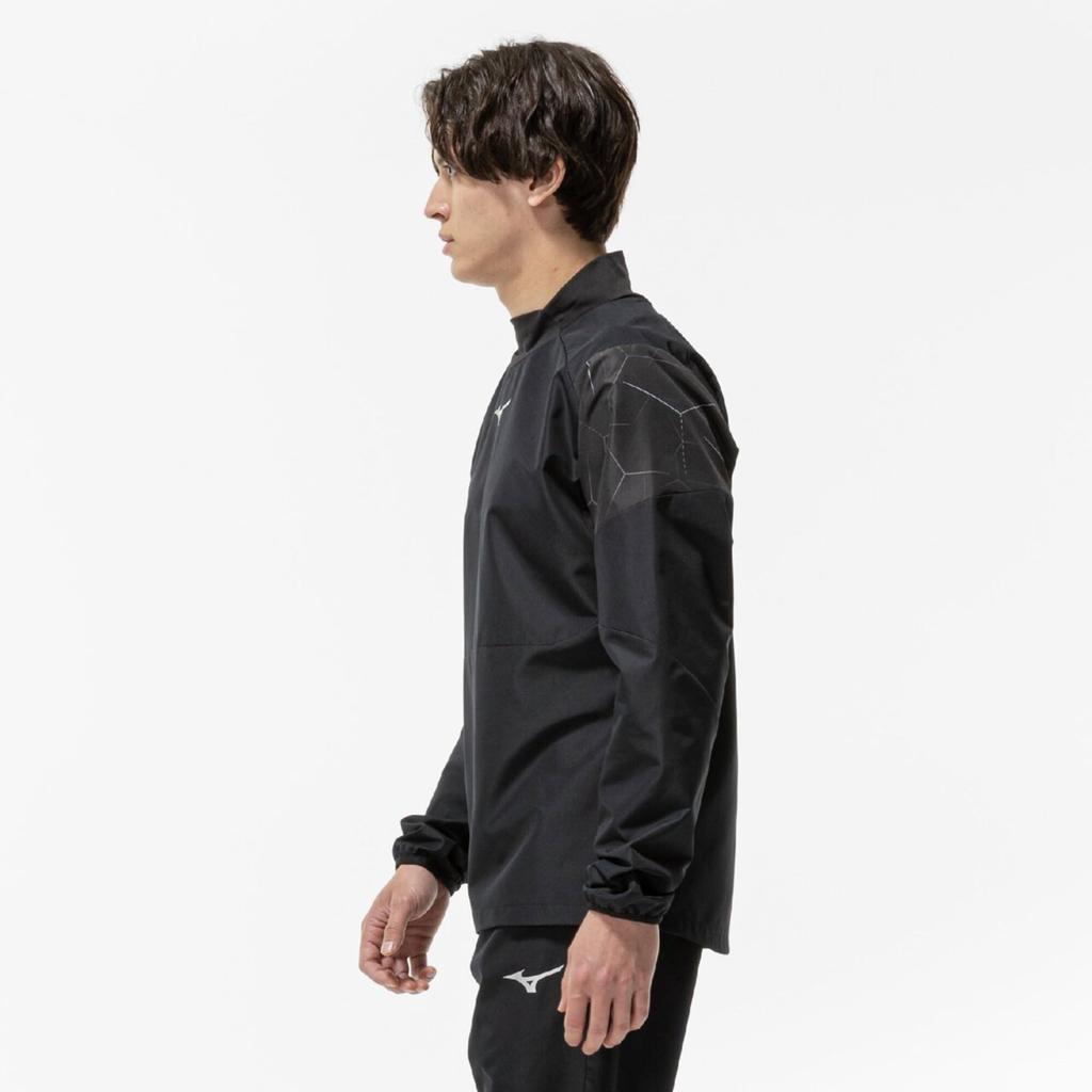 Mizuno Soccer Wear Piste Shirt P2MEC525 Unisex Black M