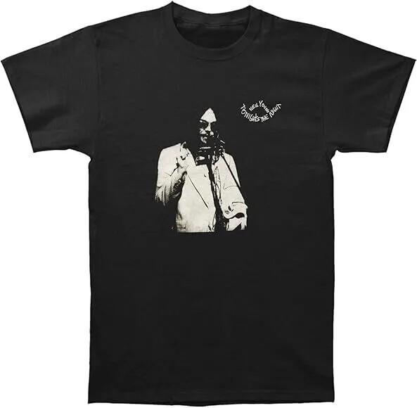 Neil Young Tonight s The Night New Black T-Shirt All Size S-5XL Unisex T-Shirt L