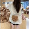 Barcelona Cute Cartoon Bear Plush Doll Backpack & Women’s Crossbody Bag - Little Bear & Pink Pig Design