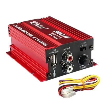 Wzmacniacz samochodowy stereo Wzmacniacz samochodowy audio Mały wzmacniacz 2-kanałowy samochodowy wzmacniacz audio Wzmacniacze wielokanałowe Wzmacniacz głośników samochodowych