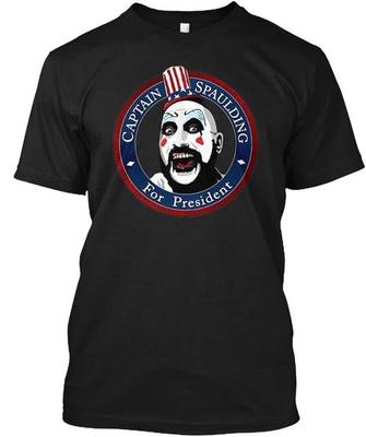 Koszulka Kapitan Spaulding Na Prezydenta T-shirt Wyprodukowano w USA Rozmiar S do 5XL