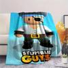 1PC Stumble Guys Tumble Blanket, High Quality Comfortable for All Seasons, Home Decor, Warmth and Comfort