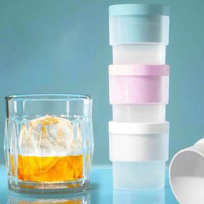 9Pcs Ice Ball Maker Ice Cube Mold Round Ice Sphere Tray Slow Melting Whiskey Cocktails Ice Cubes Molds with Lids