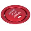 2pcs Engine Start Stop Button Trim Cover Aluminum Alloy Decoration for Car Interior