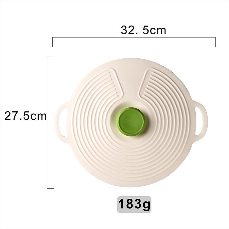 Silicone Anti-Overflow High-Temp Pot Lid & Non-Slip Cup Cover