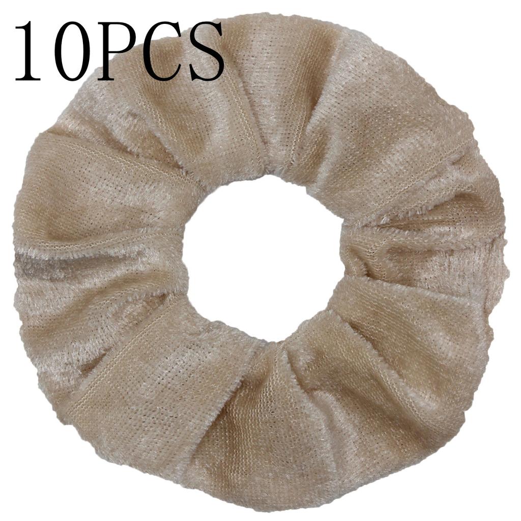10pc Women Hair Scrunchies Velvet Solid Color Band for Girls Ponytail Holder Rubber Bands Ties Accessories Headbands Gumki