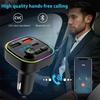Bluetooth Car FM Transmitter with P4 MP3 Player & QC3.0 Fast Charging