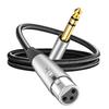 Male To Male/Female Audio Cable 6.35mm To XLR 3-Pin Cable Anti-interference Accessories for Speaker System Mic