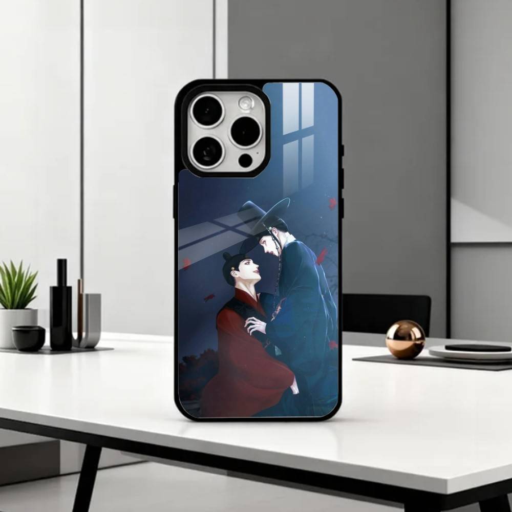 B-BL The G-Ghost's Nocturne Phone Case For iPhone17,16,15,14,13,12,11 Plus,Pro Max Magnetic For Magsafe Wireless Charging