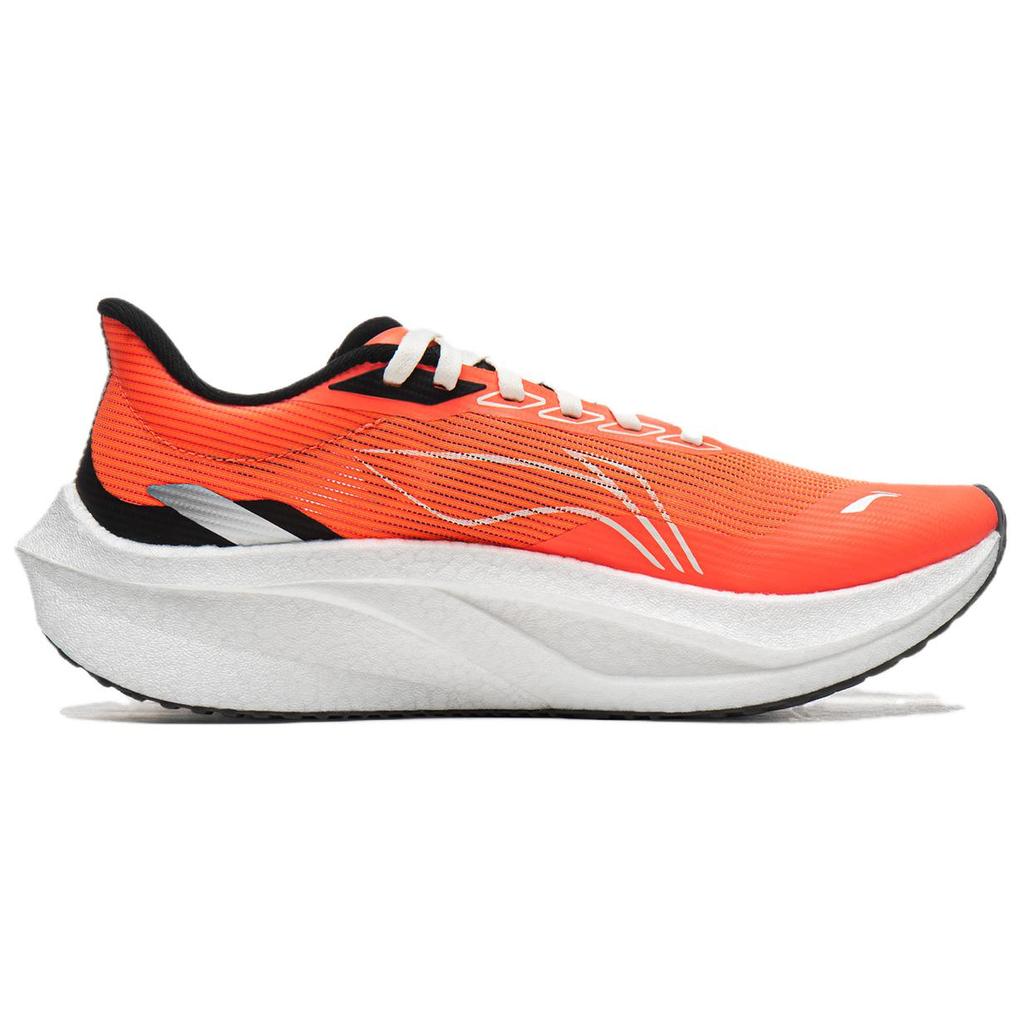 New LINING Feidian 4 Challenger Running Shoes Women's Low top Neon Fruit Red/Fluorescent Bright Orange ARMU006-19