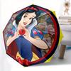 1pc Snow White 8-Rib Automatic Folding Umbrella, Portable & Foldable, Casual Outdoor Use, Outdoor Umbrella Y250726042