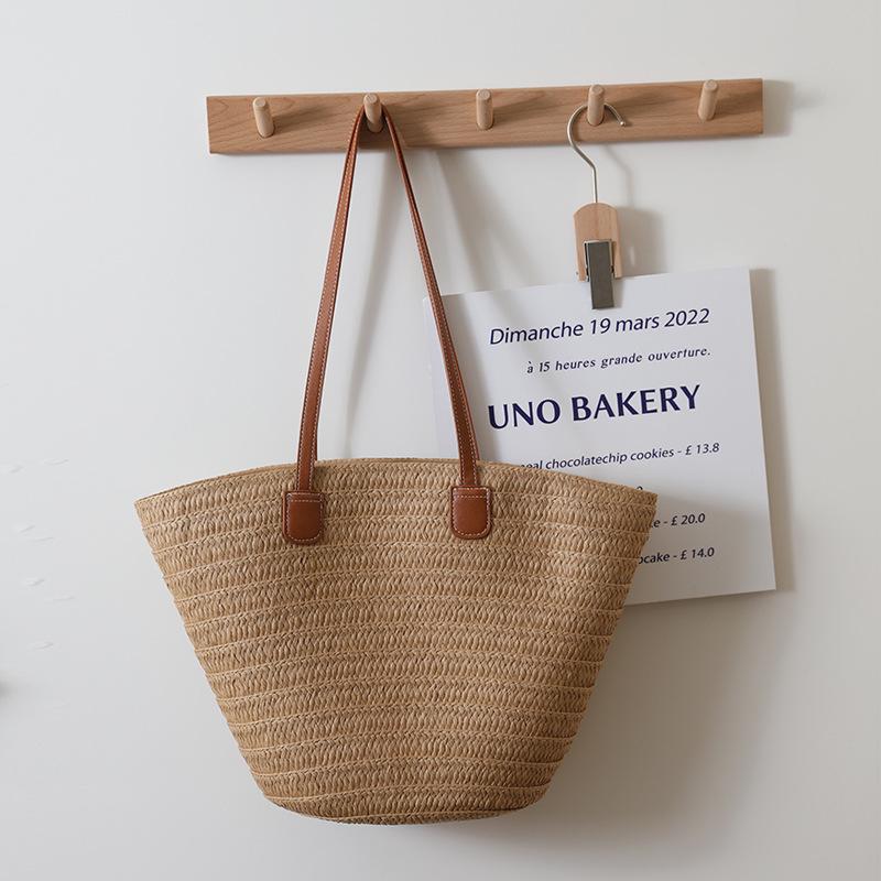 Women's Summer Stylish Large Capacity Woven Tote Bag
