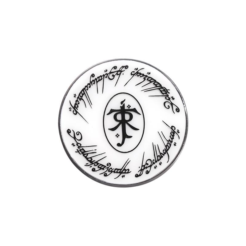 

Game Character Quotes Enamel Pins Custom Round Design Brooches Lapel Badges Funny Jewelry Gift for Fans Friends