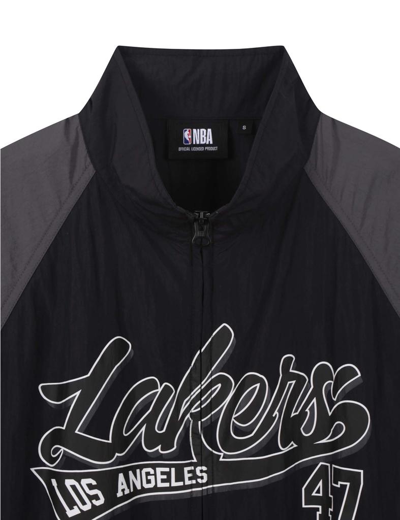Nba Leichter Farbblock Varsity Windbreaker Schwarz