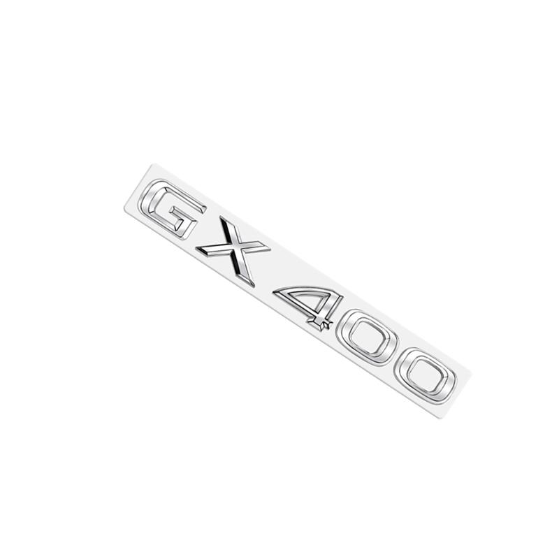 Metal Emblem Car Sticker Badge Decal Body Trunk Decor for Lexus Hybrid GS300 GS430 GS460 GX400 NX300 RX300 Chrome Silver