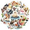 35-70pcs Animal World Stickers From Sea To Land Adorable Stickers Diy Travel Luggage Fridge Laptop Graffiti Sticker