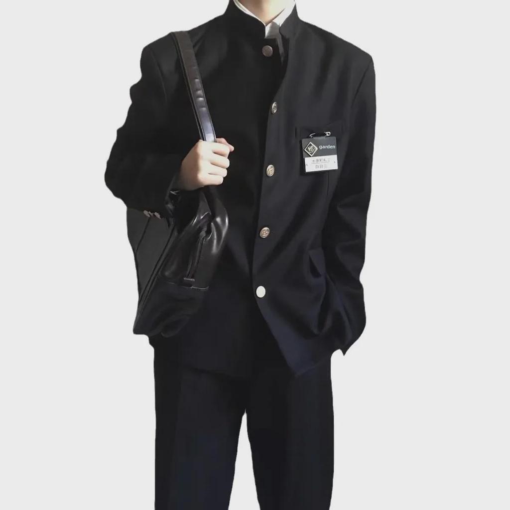 Chlapecká japonská školní uniforma Zhongshan – Vrstvený oblek High Street