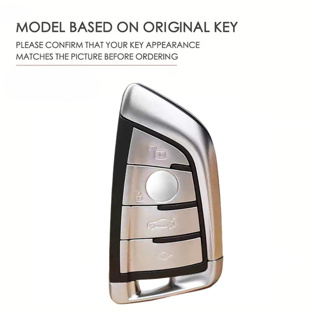 Silicone Car Remote Key Case Cover Shell For BMW X1 X3 X4 X5 X6 F15 F16 G30 3 5 7 Series G11 F48 Accessories Keychain