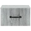 Wall Mounted Nightstand Gray Sonoma 34.5 x 33 x 20 cm