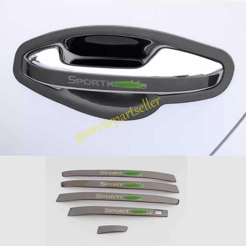 For Kia Forte K3 19-2024 Black Titanium Exterior Side Door Handle Cover Trim