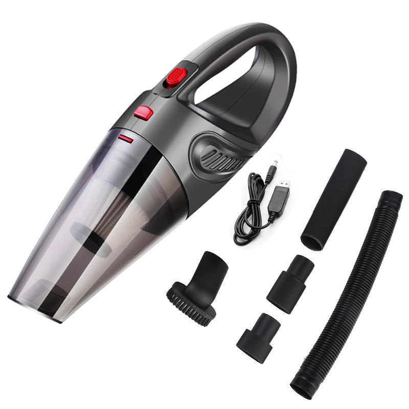 Rechargeable High-Power Wireless Handheld Car Vacuum Cleaner with Strong Suction for Hair