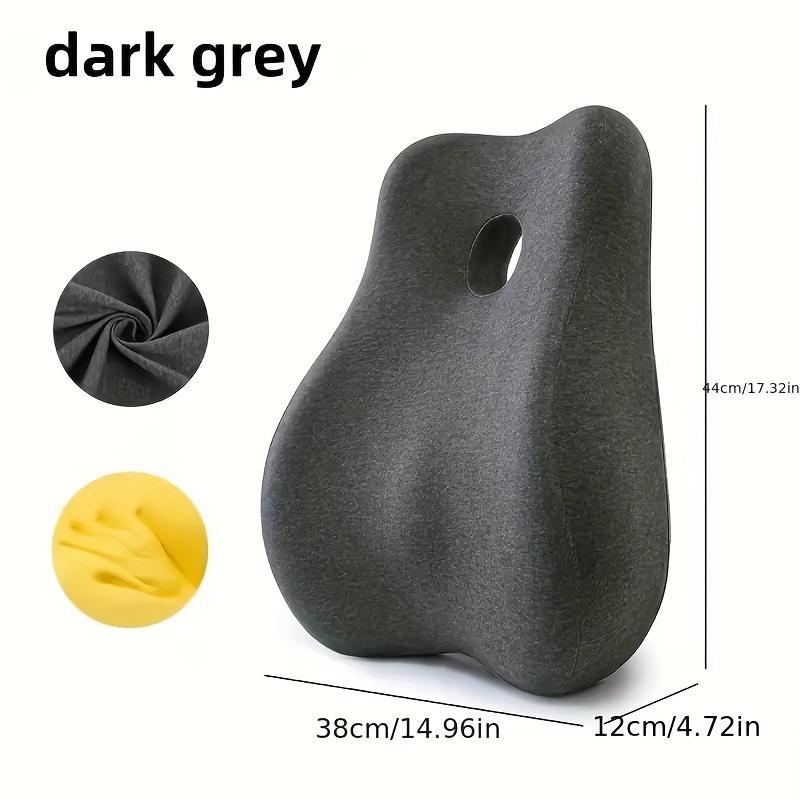 [Ergonomic Lumbar Cushion] Memory Foam Ergonomic Lumbar Support Cushion with Removable Cover,Soft Posture  Support