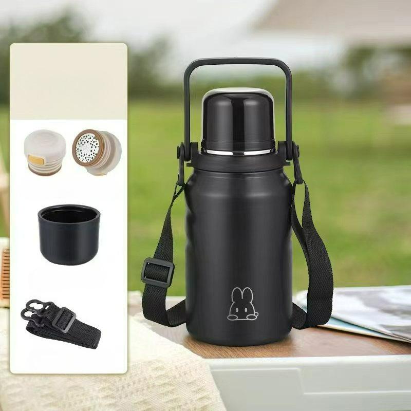 316 Large-capacity Portable Vacuum Flask, Stainless Steel Outdoor Vacuum Flask, Children's Water Cup, Portable Vacuum Flask