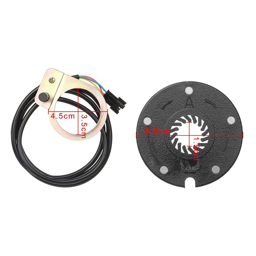 Delar Ebike Cykeltillbehör Elcykelpedal PAS System Assistant Sensor 5/8/12 Magneter