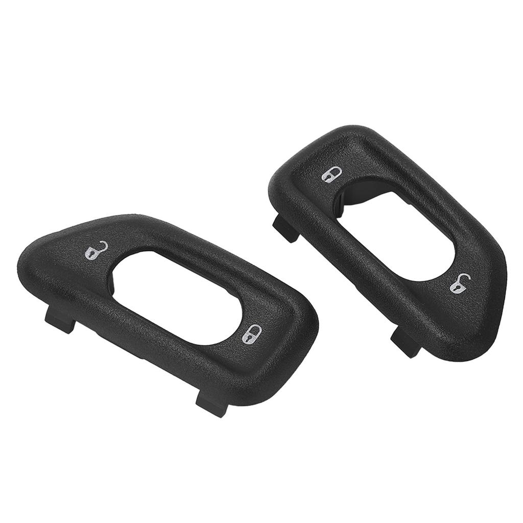 2PCS Door Lock Switch Bezel 68185910AA Left Right Side Replacement for Wrangler 2011 To 2017
