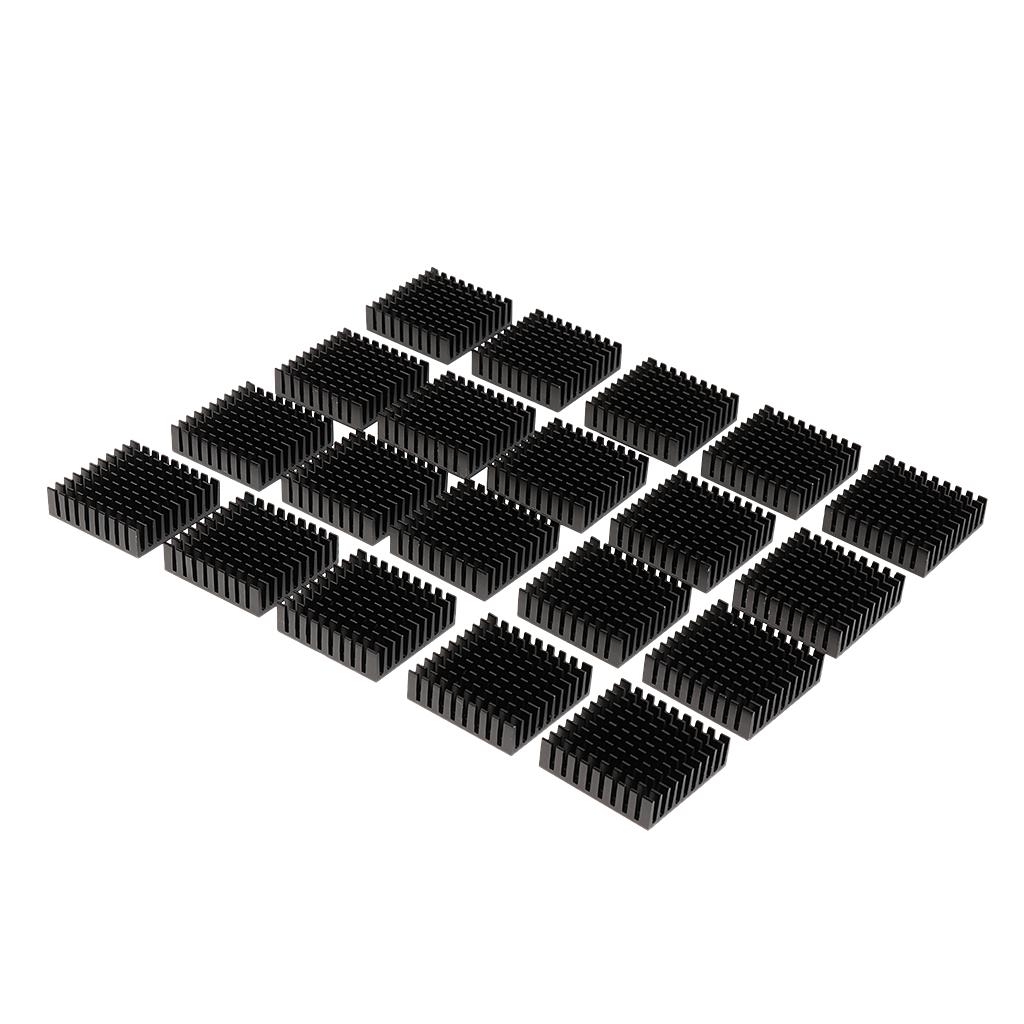20 Pieces Of Aluminum Heatsink Cooling Fin Radiator 35*10*35mm For IC Led Chip 5W-10W