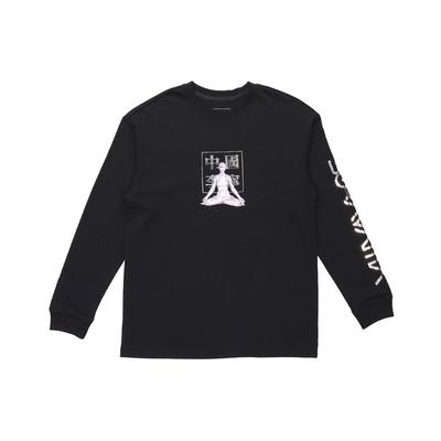 X Hajime Sorayama Joint Edition Graphic Print Casual Long Sleeve T-Shirt Men Tops Black AHSQ959-1