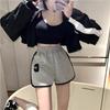 Spice Girls Sports Shorts Women Wear Summer All-in-one High Waisted Casual Slim Wide Leg A-line Hot Pants