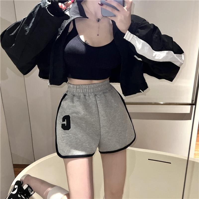 Spice Girls Sports Shorts Women Wear Summer All-in-one High Waisted Casual Slim Wide Leg A-line Hot Pants
