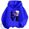 Fashion Kawaii Kids Hoodie Cute Cartoon Graphic Autumn Winter Casual Sweatshirt Snoopy