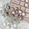 32/64/128Pcs Long Nails Keyboard Stickers Women Raised Keyboard Bubbles Clear Nail Art Typing Sticker Laptop PC Keyboard Covers