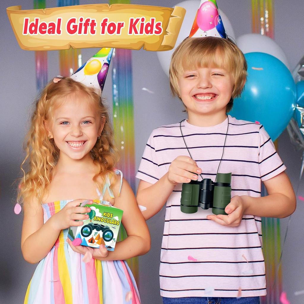 Kids Binoculars for Ages 3-12, Outdoor Exploration Toys - Perfect for Bird Watching, Camping, and Outdoor Activities
