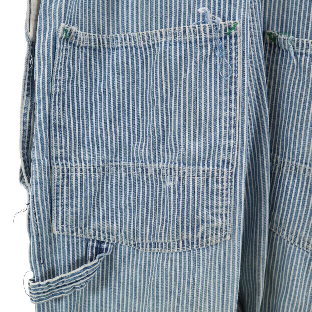 Big Ben 80s Made In USA Vintage Hickory Overall W34 BY WRANGLER Men's Used