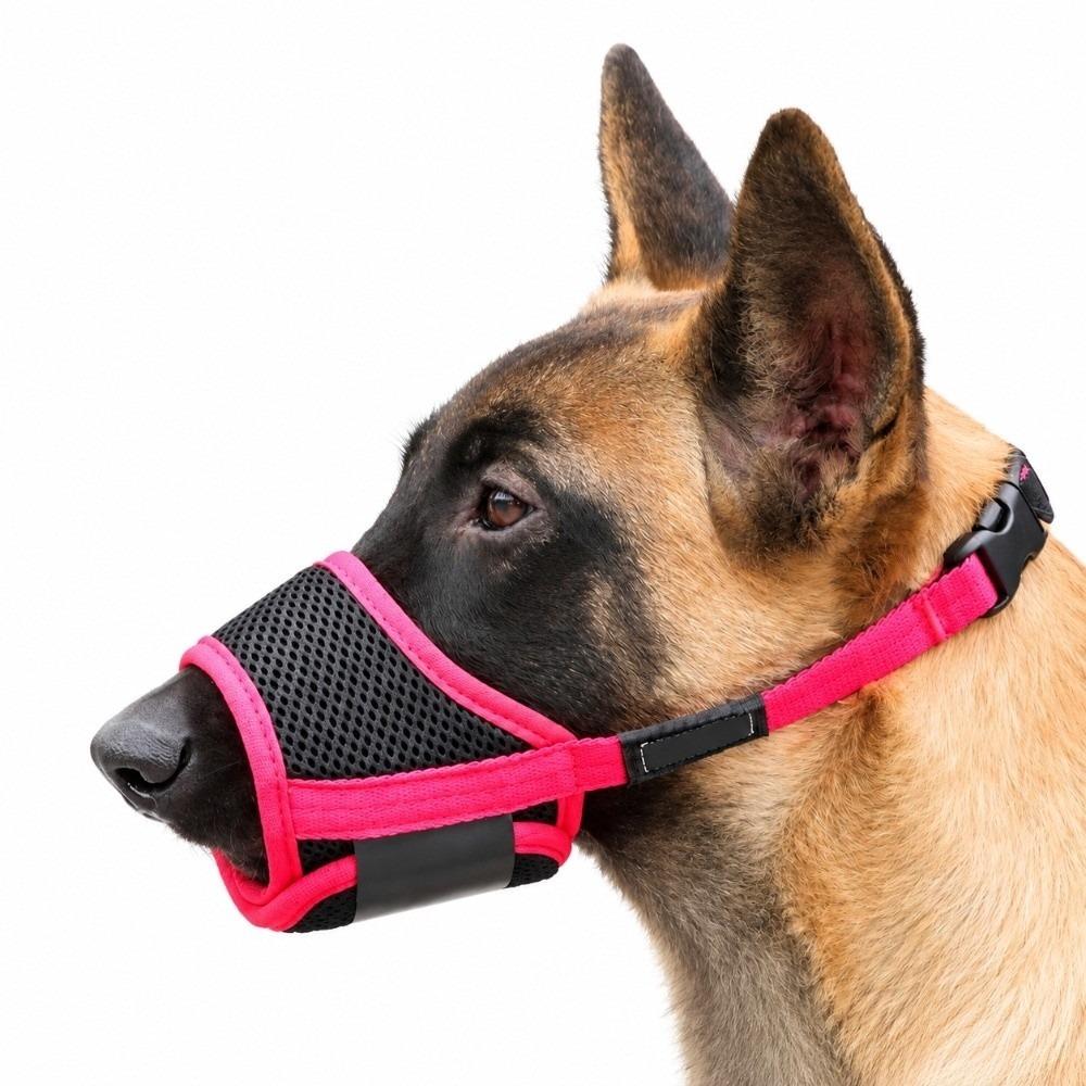 Waterproof Dog Mouth Cover Adjustable Dog Mask Soft Dog Muzzle Medium Dogs