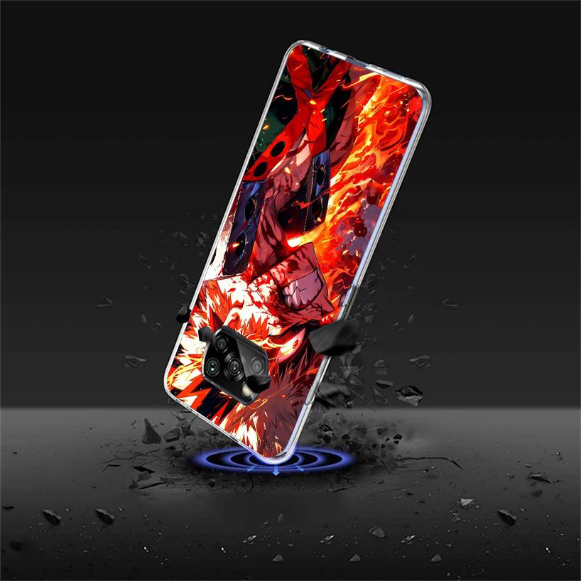 Bakugou Katsuki MHA My Hero Phone Case For Xiaomi Poco X7 X6 X5 Pro F7 Ultra Redmi 15C 15 13 13C 12 12C 10 10A 10C 9 9A 9C 9T Sh