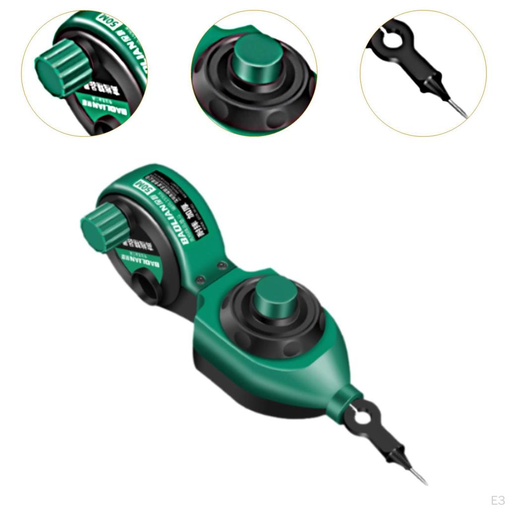 50M Chalk Line Scriber for Accurate Layouts In Carpentry