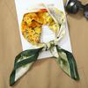 Square Scarf for Women 70x70cm Imitation Silk Lightweight Soft Fabric Floral Pattern Neck Head Scarf Elegant Design Versatile Use