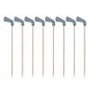 100/200Pcs Golf Club Cocktail Picks Decorative Bamboo Skewer Sticks Party Buffet Cupcake Food Fruit Drink Appetizer Sticks