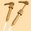 4pcs Pump Dispenser Syrup Bottle Nozzle Pump Durable Kitchen Push-type Pressure